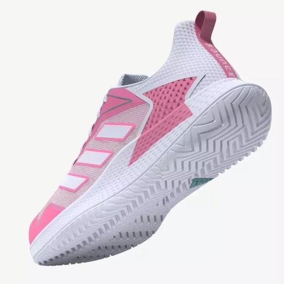 Adidas Defiant Speed ’22 Women’s Tennis Shoes Pink White Size 7 - Picture 5 of 8